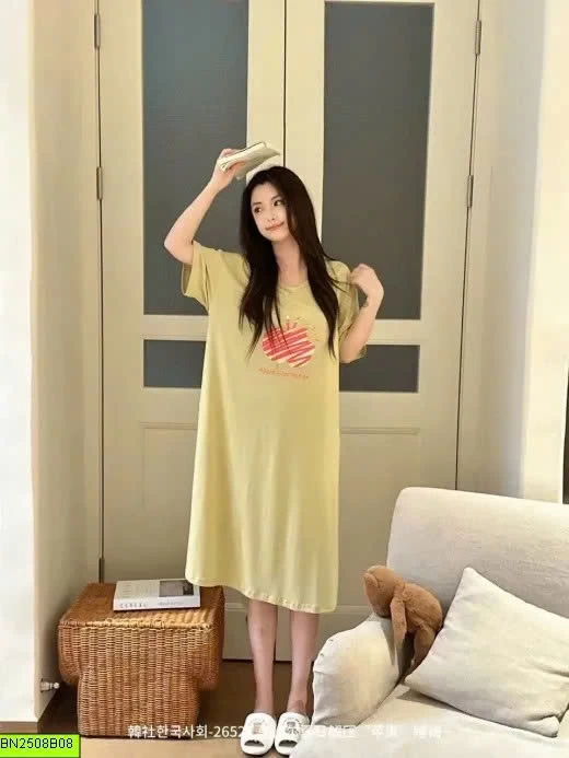 VÁY THUN SUÔNG MẶC NHÀ NỮ