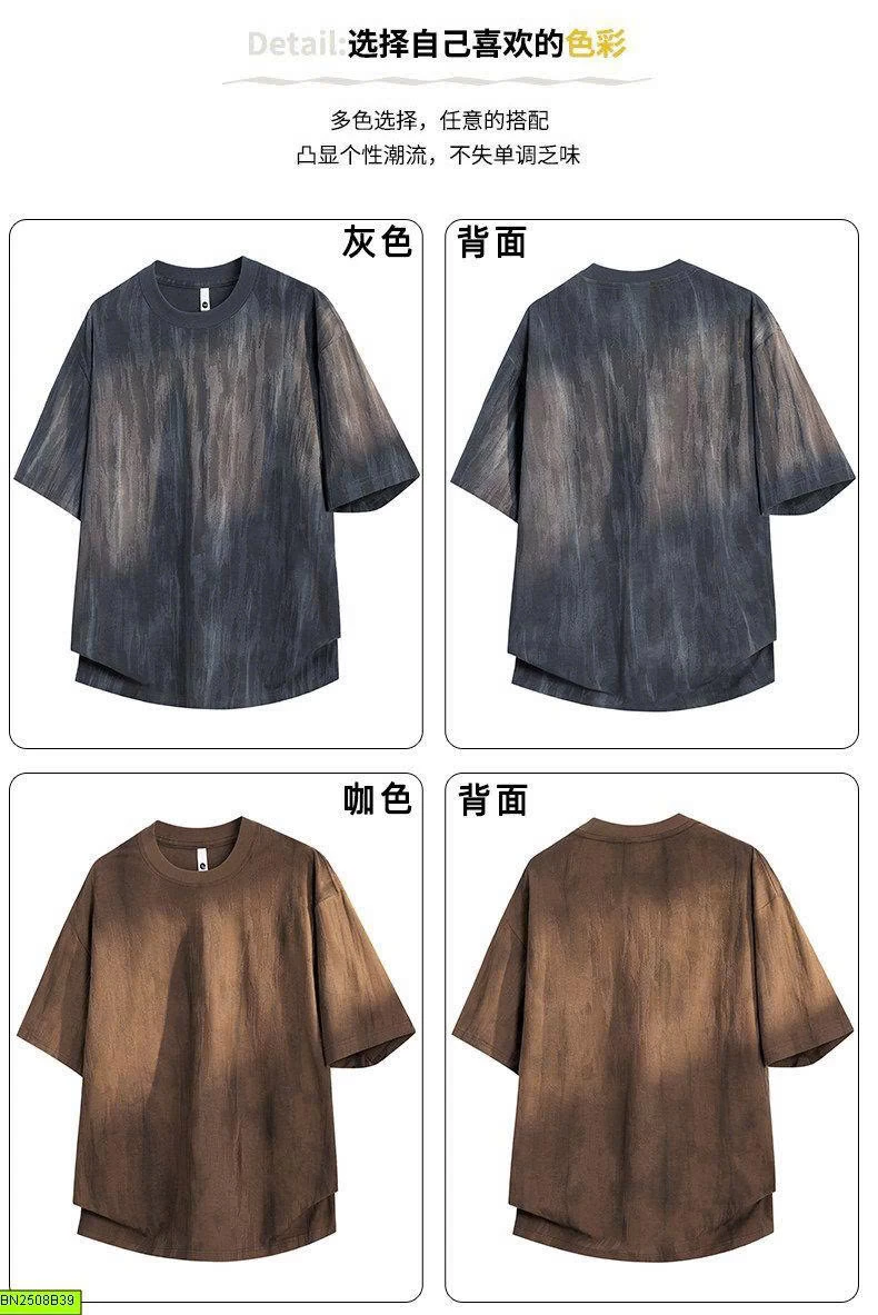 ÁO THUN NAM XƯỚC LOANG