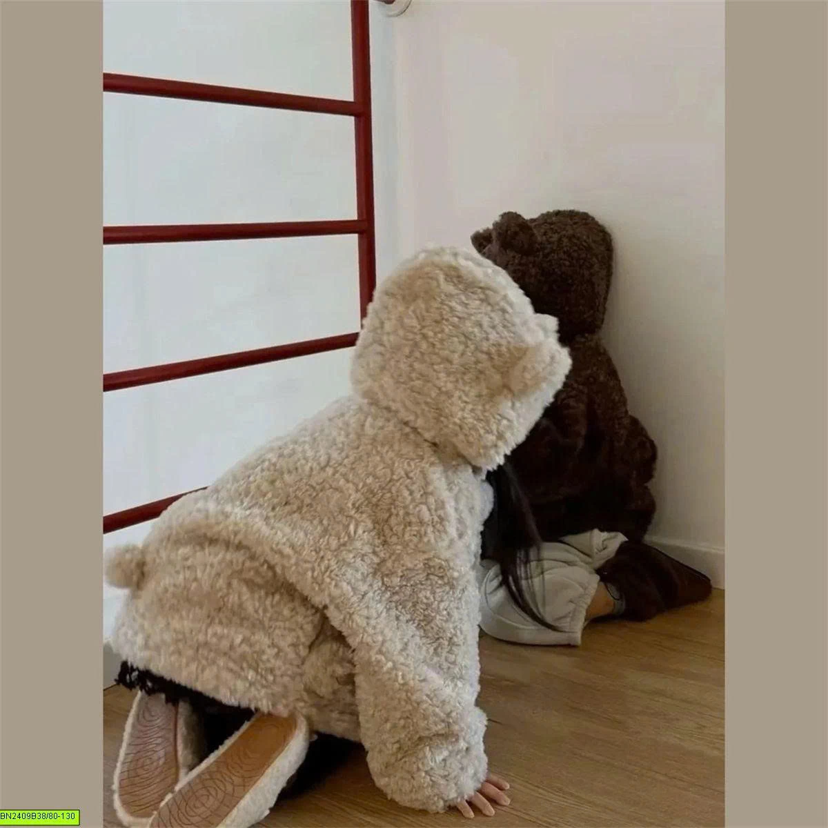ÁO KHOÁC TAI GẤU CHO BÉ