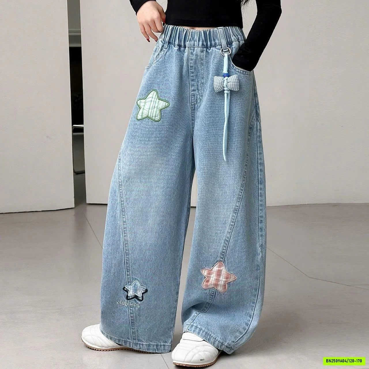 BST JEANS BAGGY BÉ GÁI