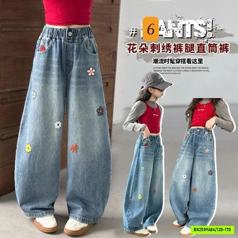 BST JEANS BAGGY BÉ GÁI