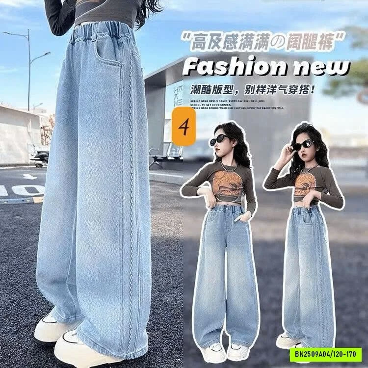 BST JEANS BAGGY BÉ GÁI