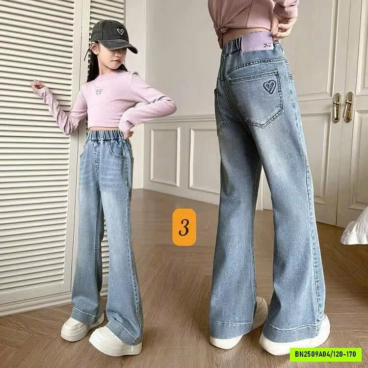 BST JEANS BAGGY BÉ GÁI