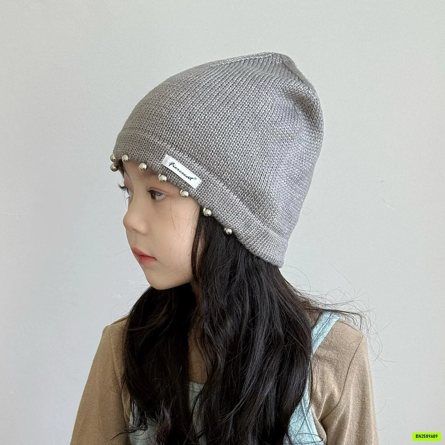 MŨ LEN HARAJUKU DỆT KIM TÁN ĐINH