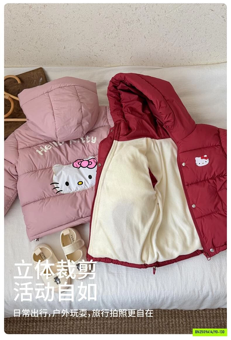KHOÁC PHAO KITTY LÓT NHUNG