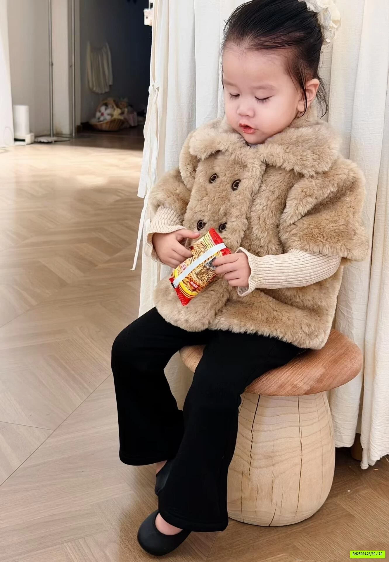 ÁO KHOÁC LÔNG MIX QUẦN LOE