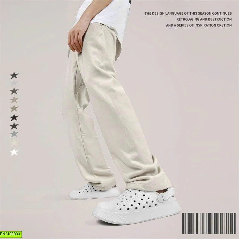 DÉP CROCS ĐỤC LỖ ĐẾ DÀY NAM NỮ