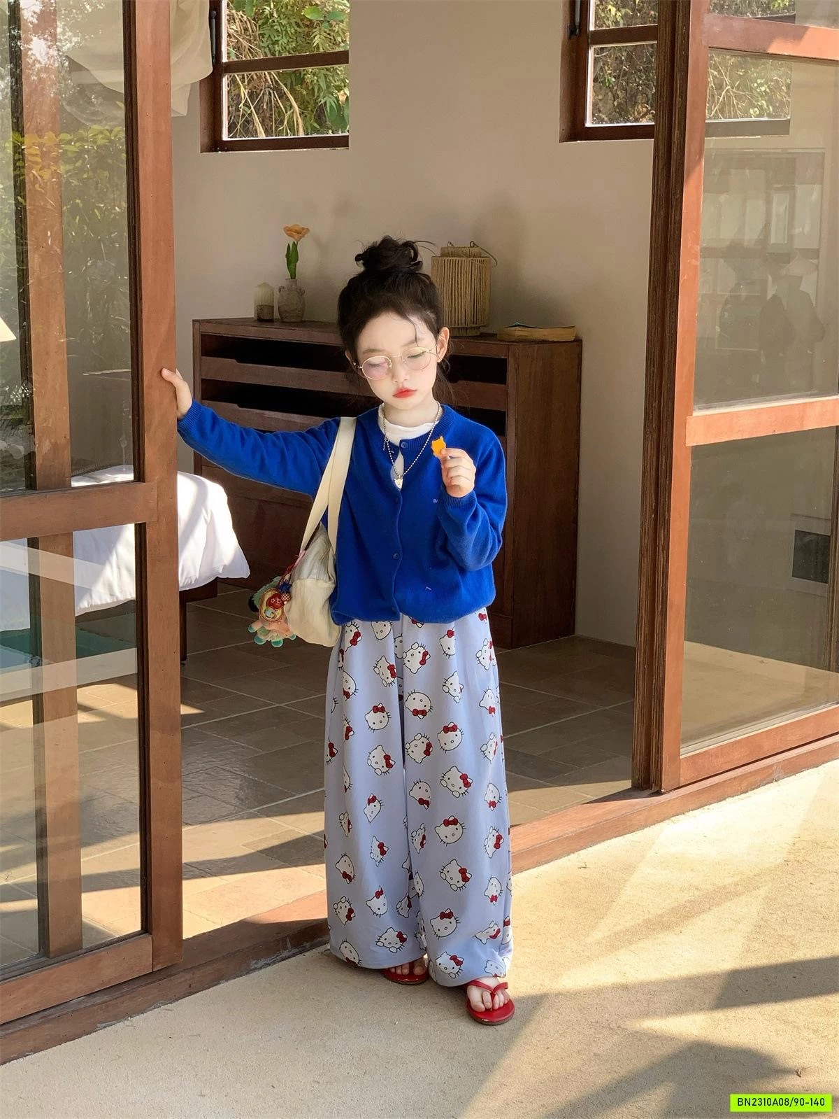 QUẦN COTTON SUÔNG KITTY