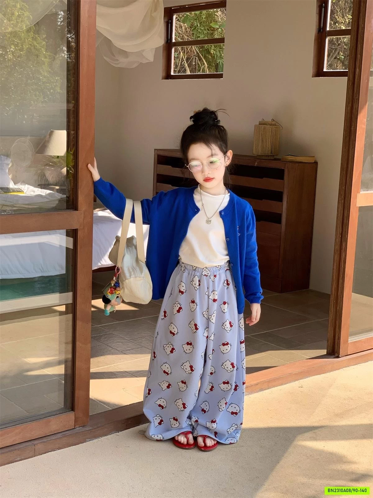 QUẦN COTTON SUÔNG KITTY