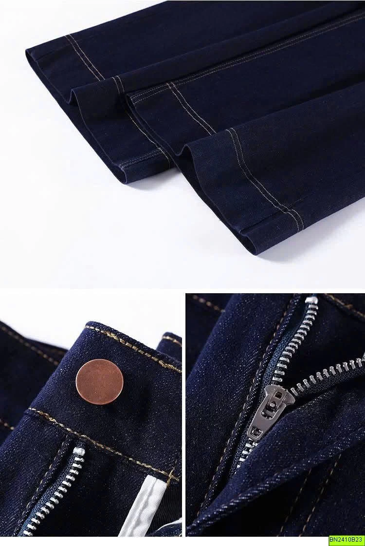 QUẦN DENIM SUÔNG CẠP CAO HÁCH DÁNG