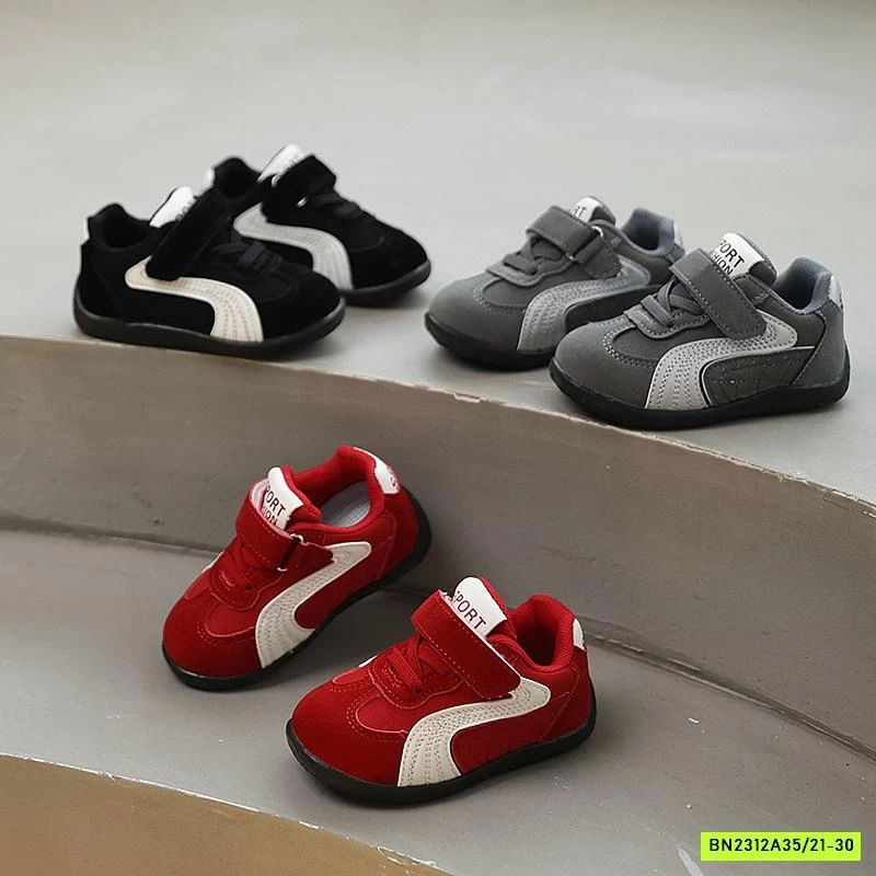 GIÀY QUAI DÁN PHỐI MÀU NHÍ