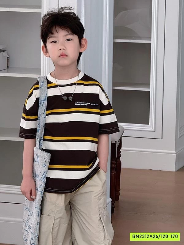 ÁO THUN KẺ PHỐI MÀU SZ ĐẠI