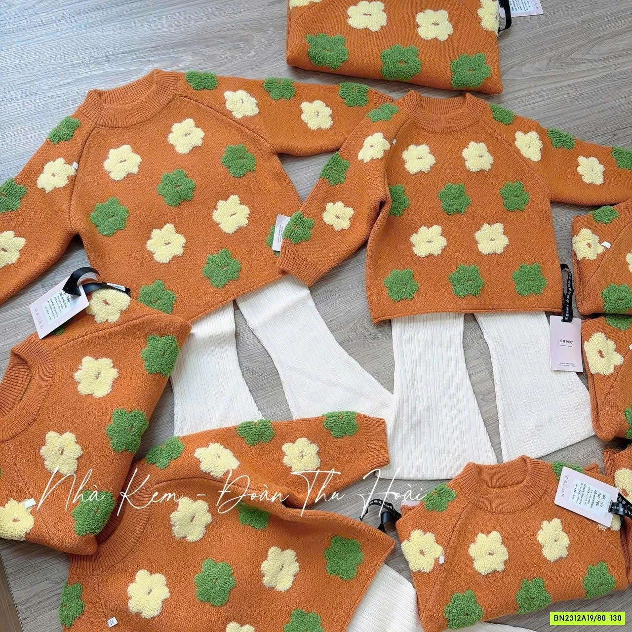 SÉT ÁO LEN CAM MIX QUẦN LOE