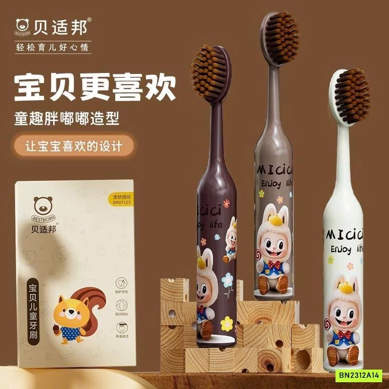 SET 6 BÀN CHẢI ĐÁNH RĂNG TRẺ EM ICICI HÌNH LABUBU