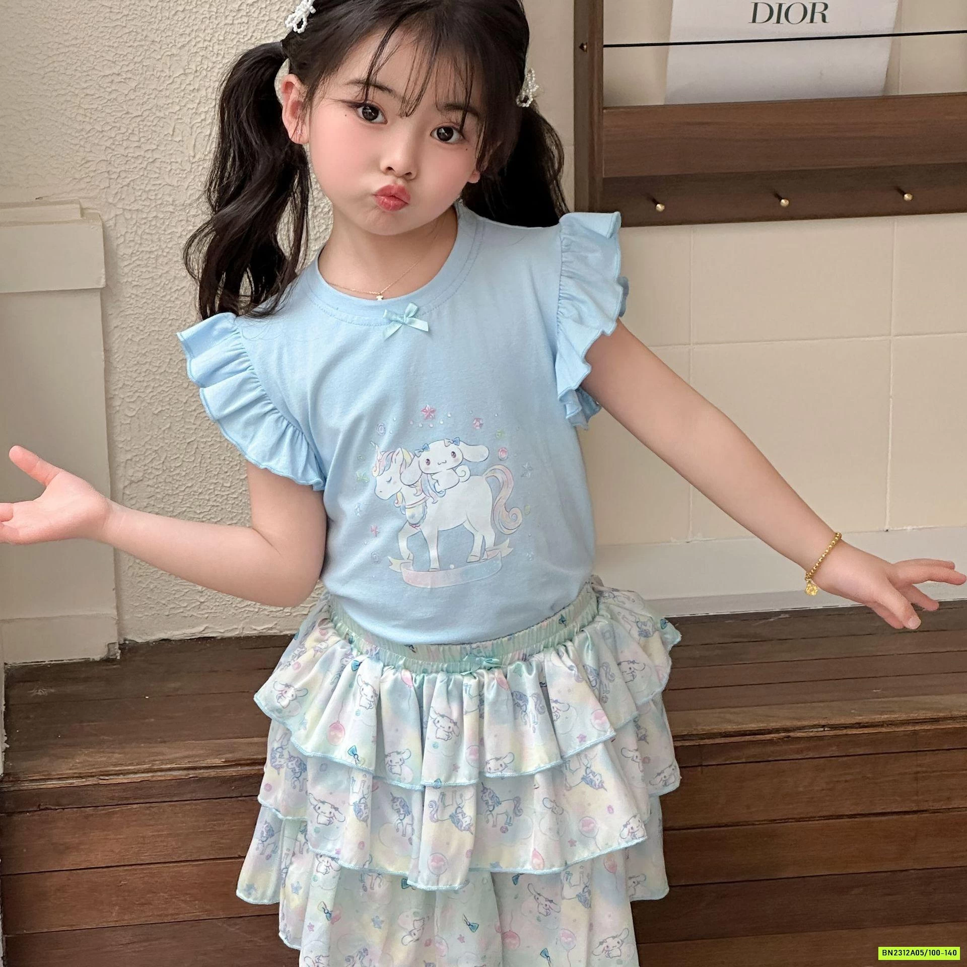 SÉT ÁO CÁNH TIÊN MIX CV XẾP TẦNG