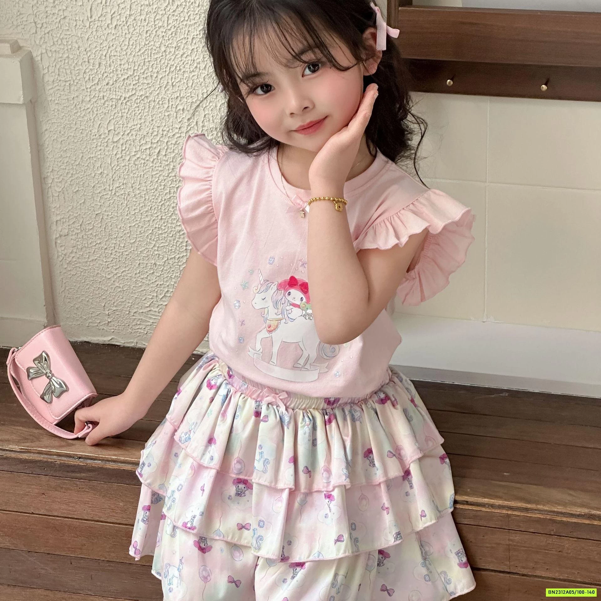 SÉT ÁO CÁNH TIÊN MIX CV XẾP TẦNG