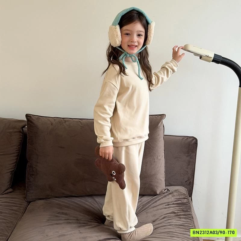 BỘ NỈ TRƠN MÀU 25H034 AMBB