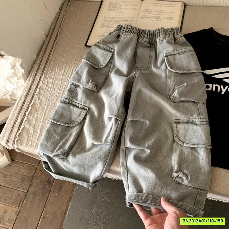 JEANS BẠC MÀU TÚI HỘP CÁ TÍNH