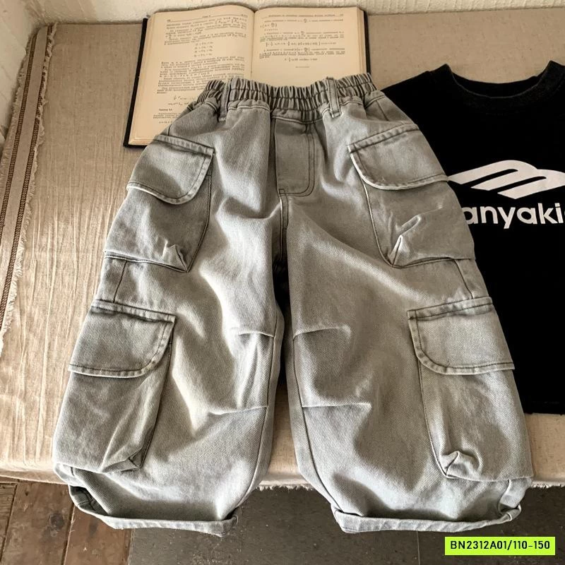 JEANS BẠC MÀU TÚI HỘP CÁ TÍNH