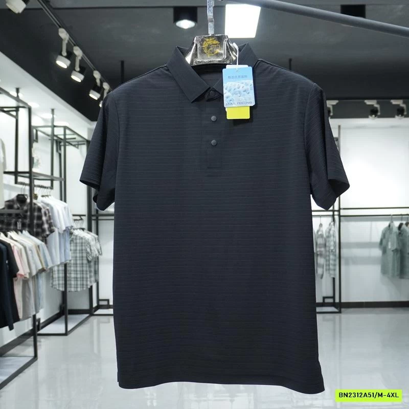 POLO NAM THUN LẠNH GÂN NGANG