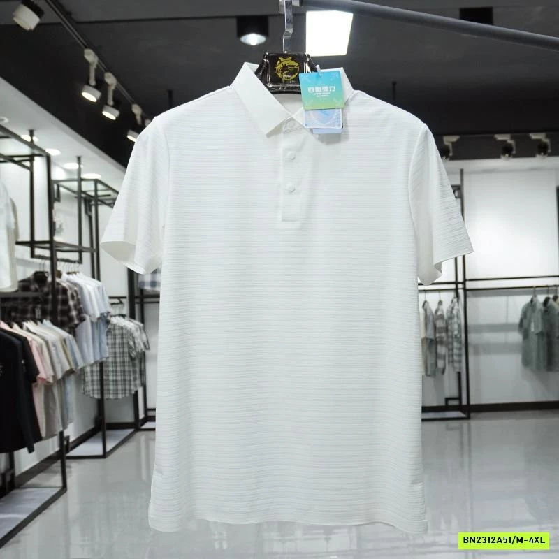 POLO NAM THUN LẠNH GÂN NGANG