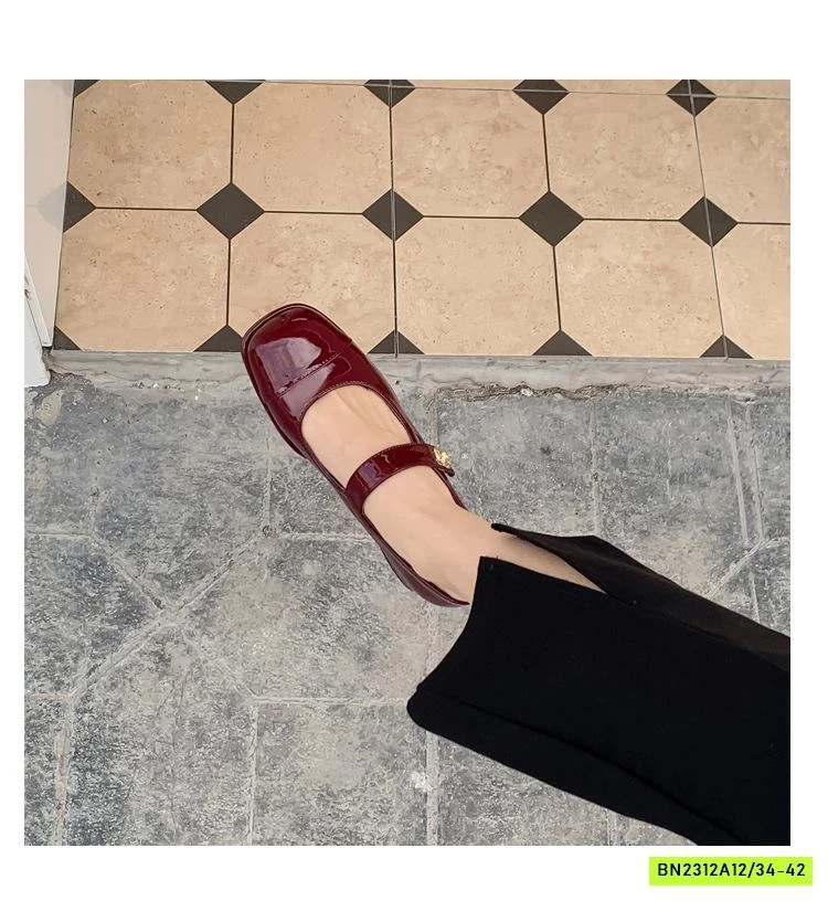 GIÀY MERY JANE MŨI VUÔNG