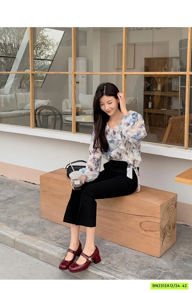 GIÀY MERY JANE MŨI VUÔNG