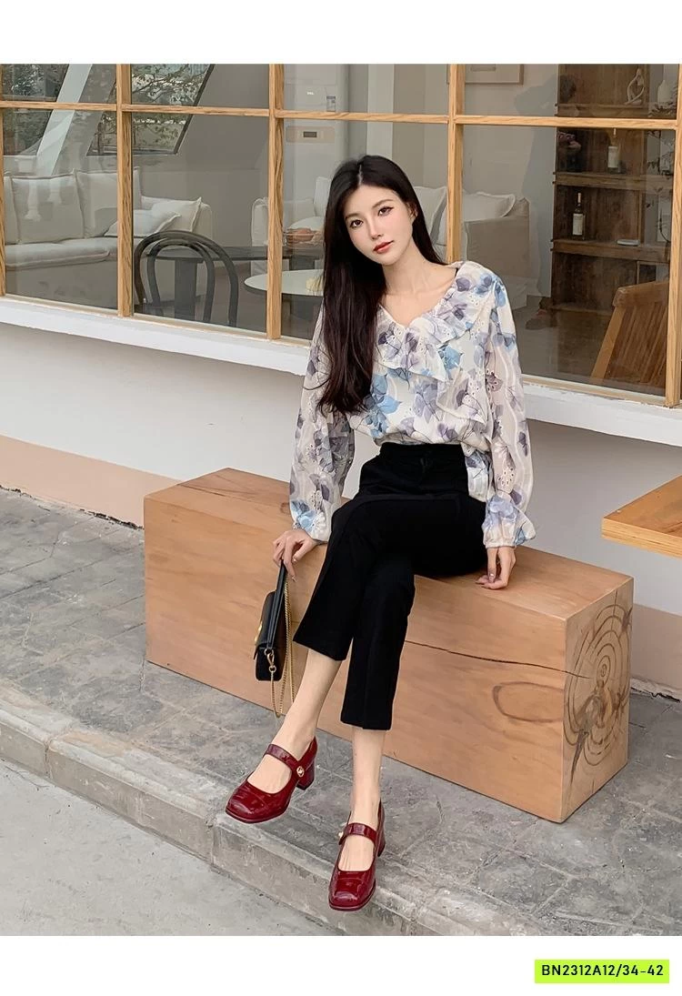 GIÀY MERY JANE MŨI VUÔNG