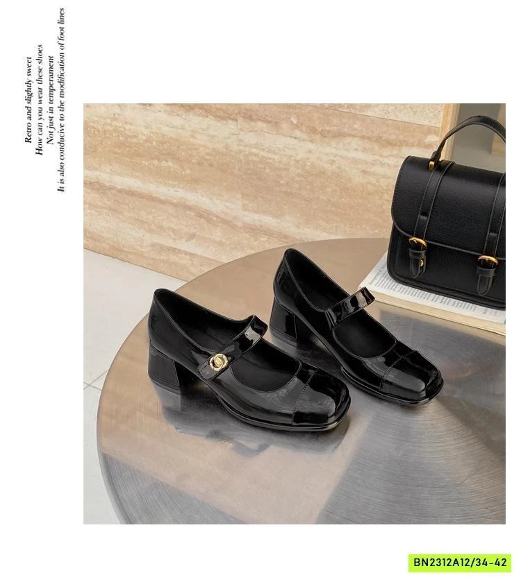 GIÀY MERY JANE MŨI VUÔNG