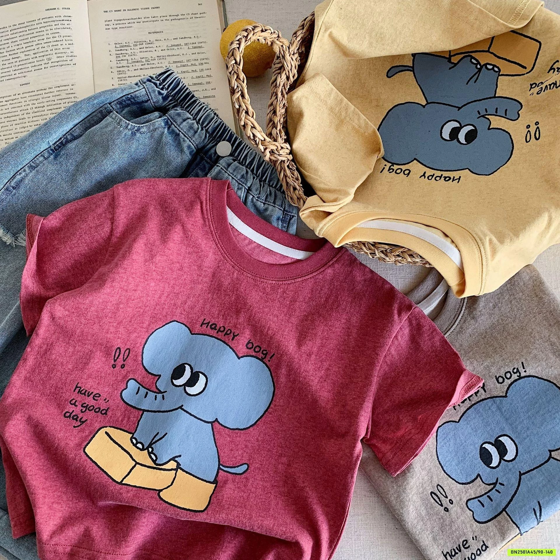 ÁO THUN IN HÌNH VOI