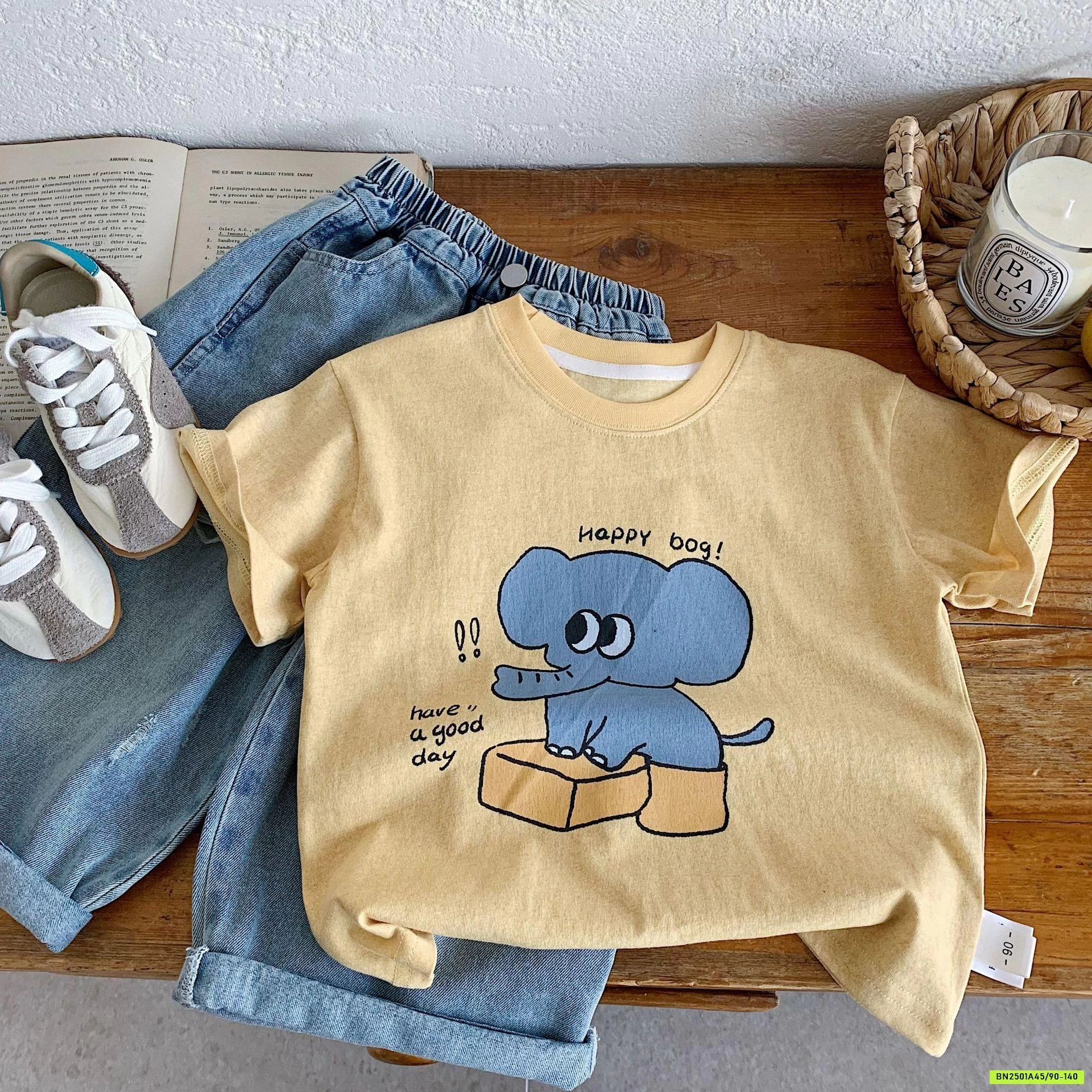 ÁO THUN IN HÌNH VOI