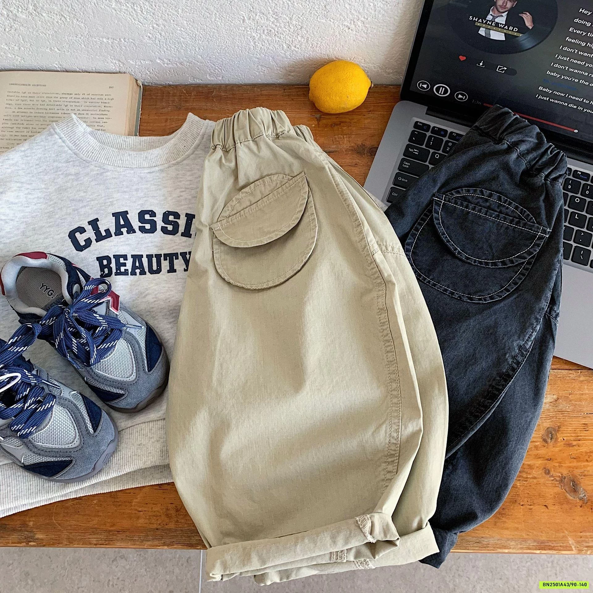 BAGGY THÔ MỀM TÚI SAU