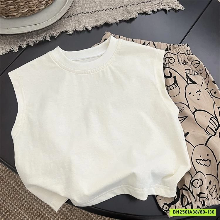 SÉT ÁO TANKTOP MIX QUẦN BOOM IN HÌNH