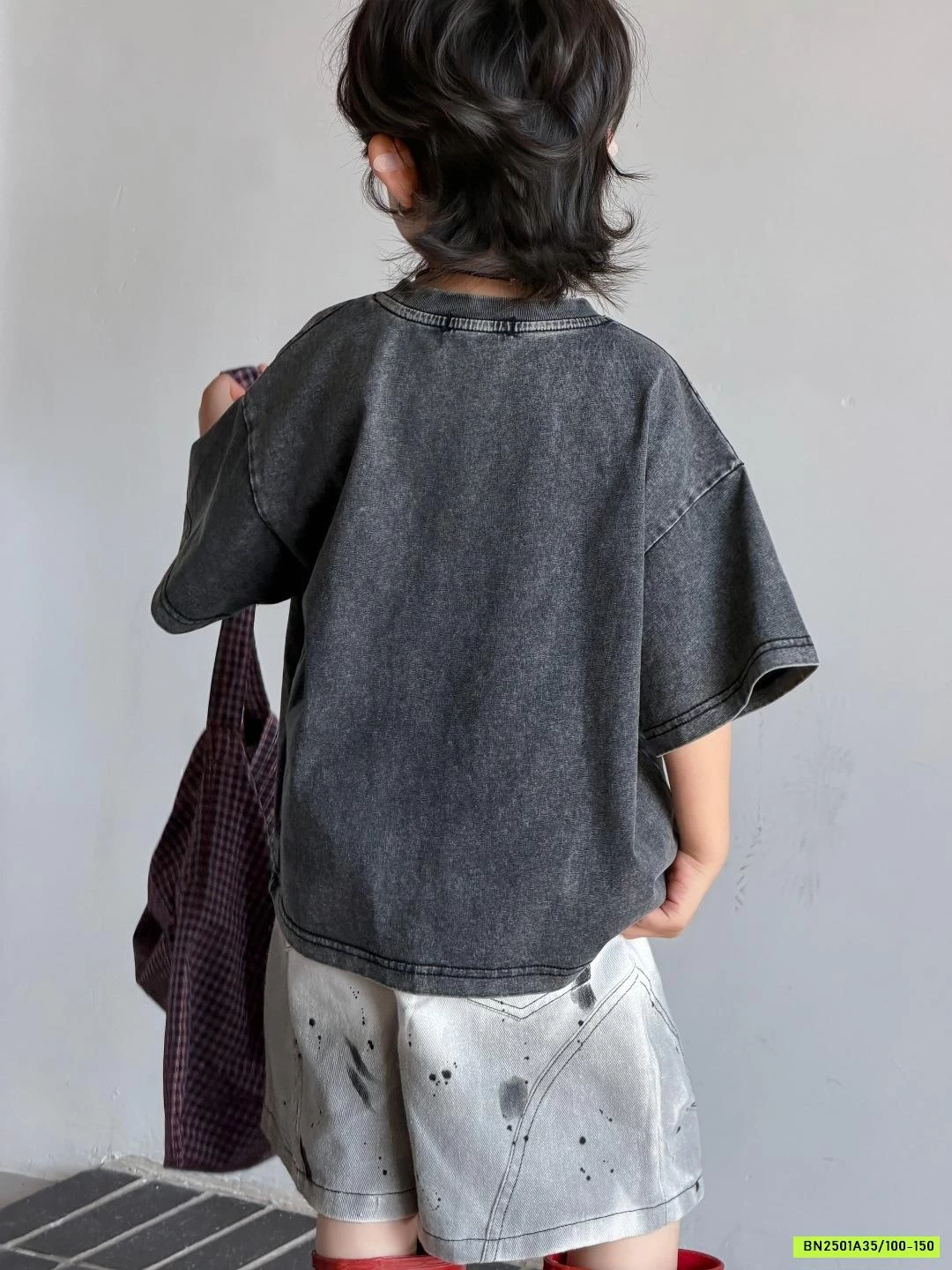 SÉT ÁO THUN ĐEN MIX SHORT VẢY SƠN