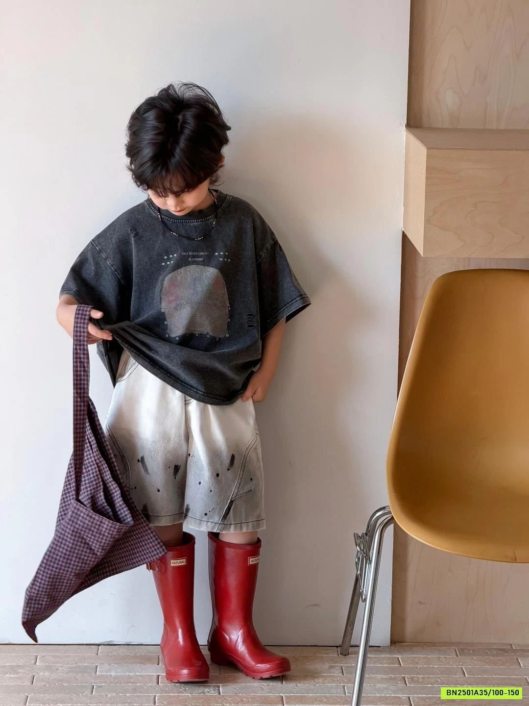 SÉT ÁO THUN ĐEN MIX SHORT VẢY SƠN