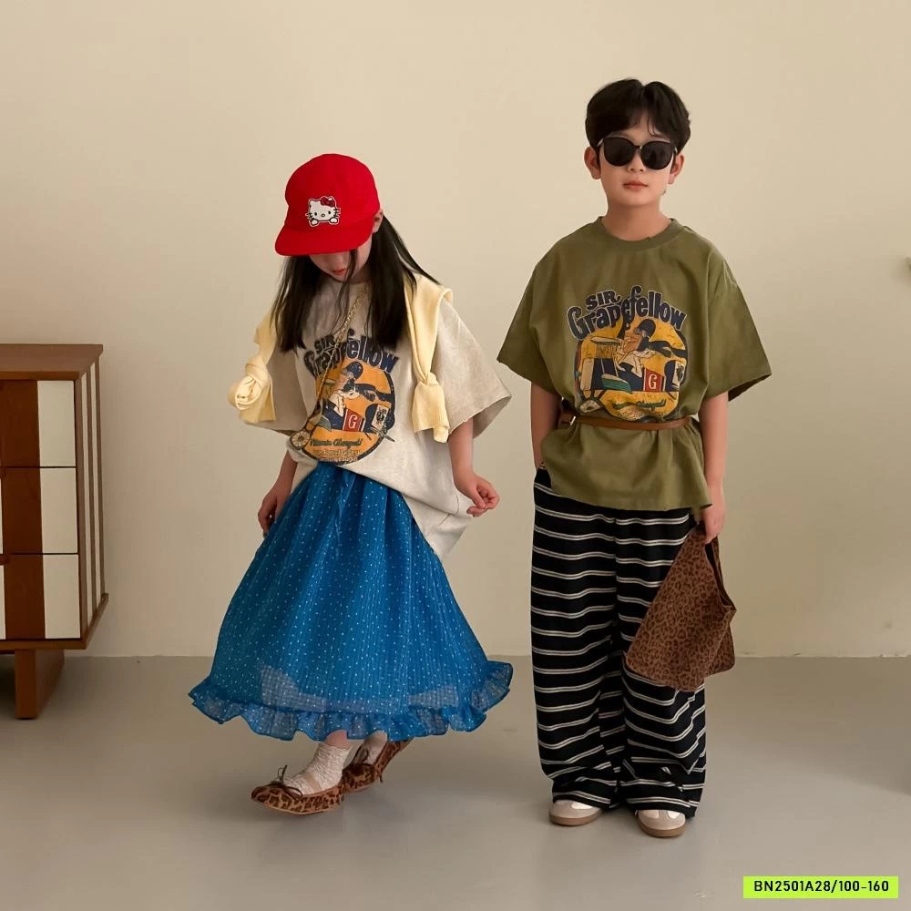 ÁO THUN IN HÌNH CÁ TÍNH KUMAIKIDS