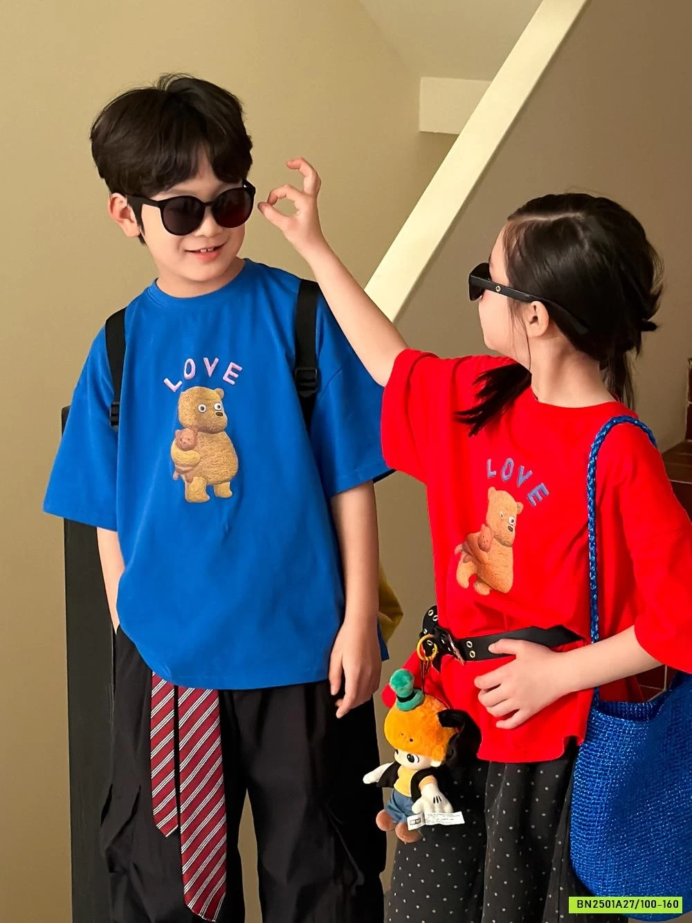 ÁO THUN LOVE NGỘ NGHĨNH KUMAIKIDS