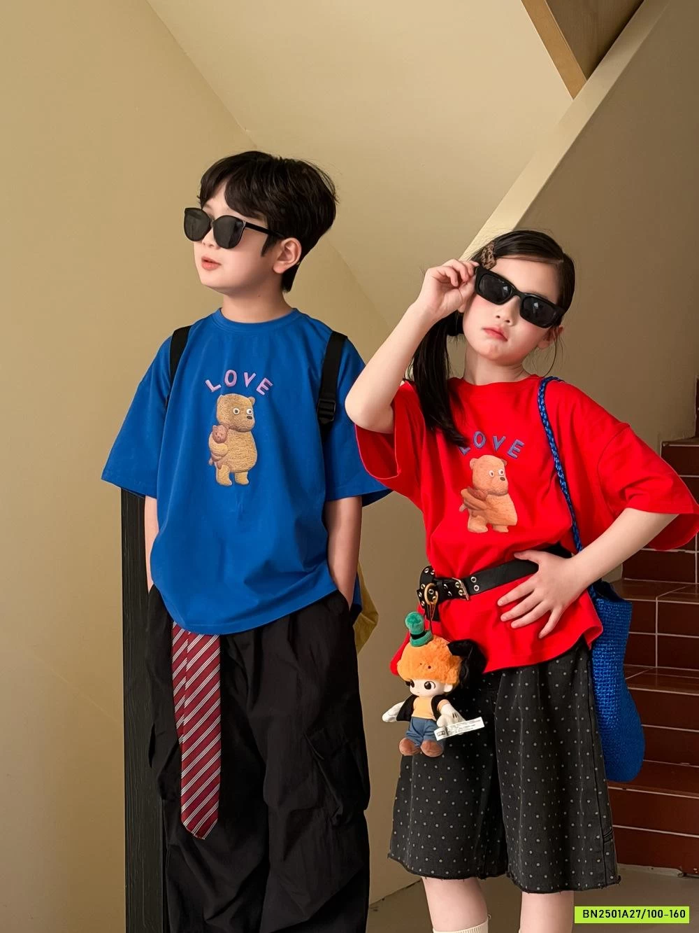 ÁO THUN LOVE NGỘ NGHĨNH KUMAIKIDS