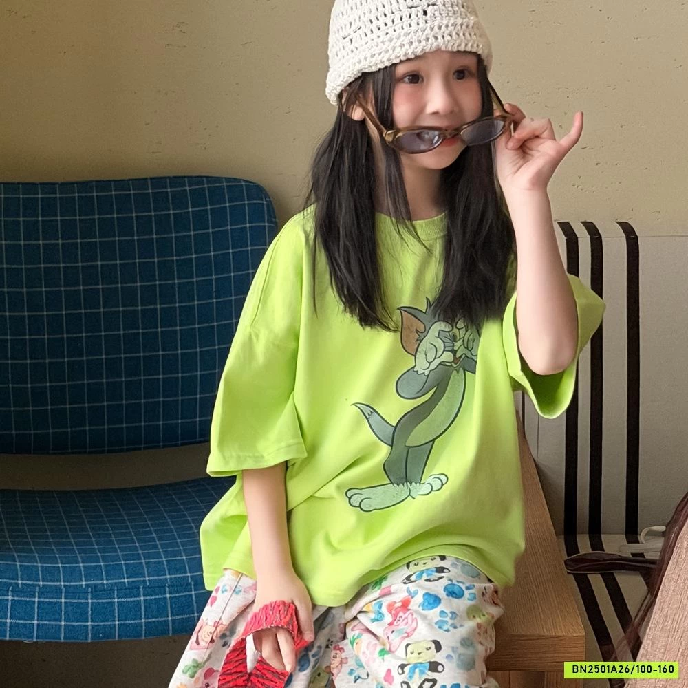 ÁO THUN MÈO TÔM KUMAIKIDS