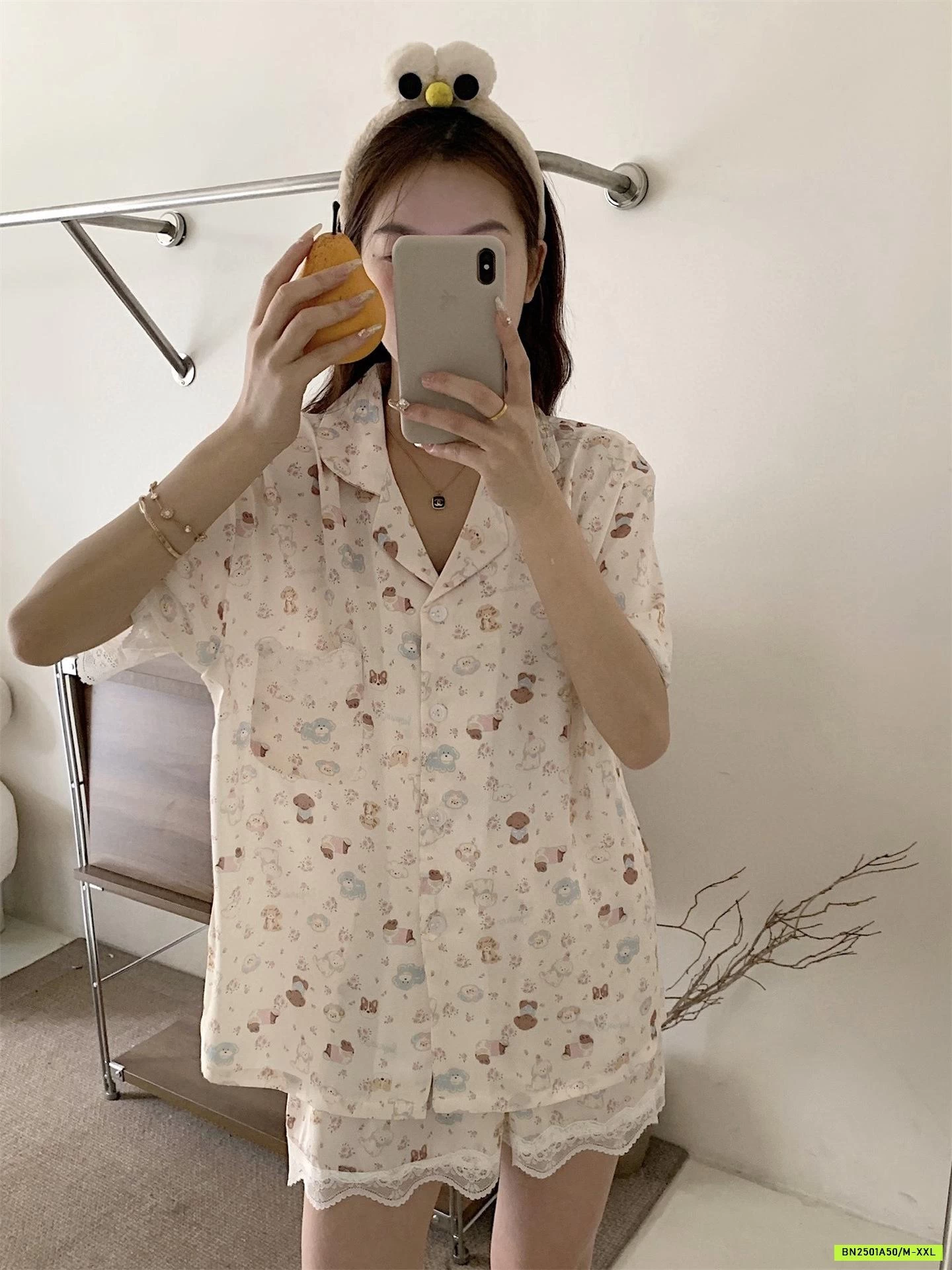 PIZAMA CỘC TAY DỄ THƯƠNG