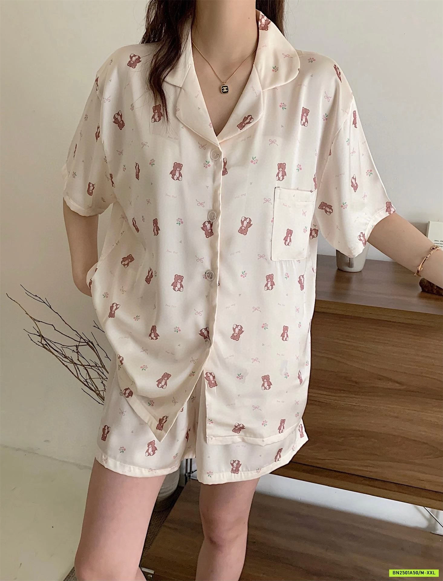 PIZAMA CỘC TAY DỄ THƯƠNG