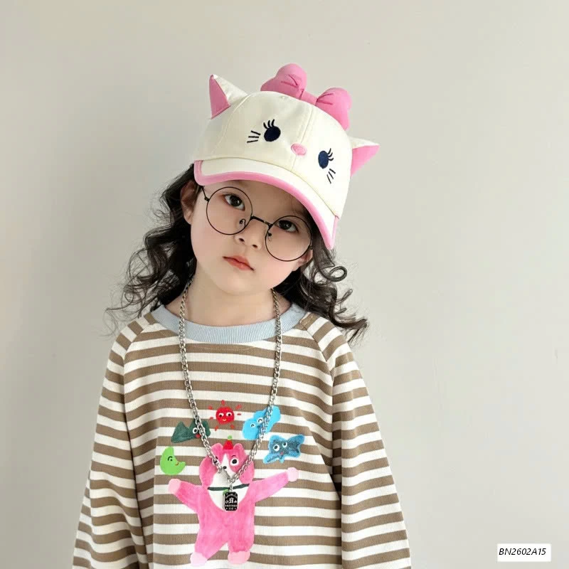 MŨ LƯỠI TRAI HOẠT HÌNH TAI 3D