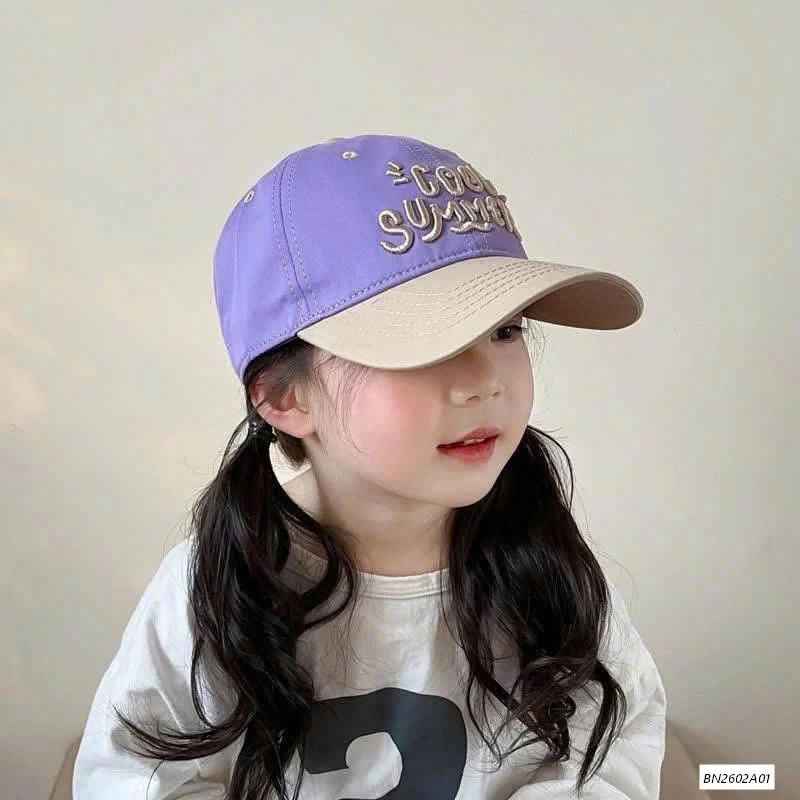 MŨ KẾT PHỐI MÀU THÊU CHỮ