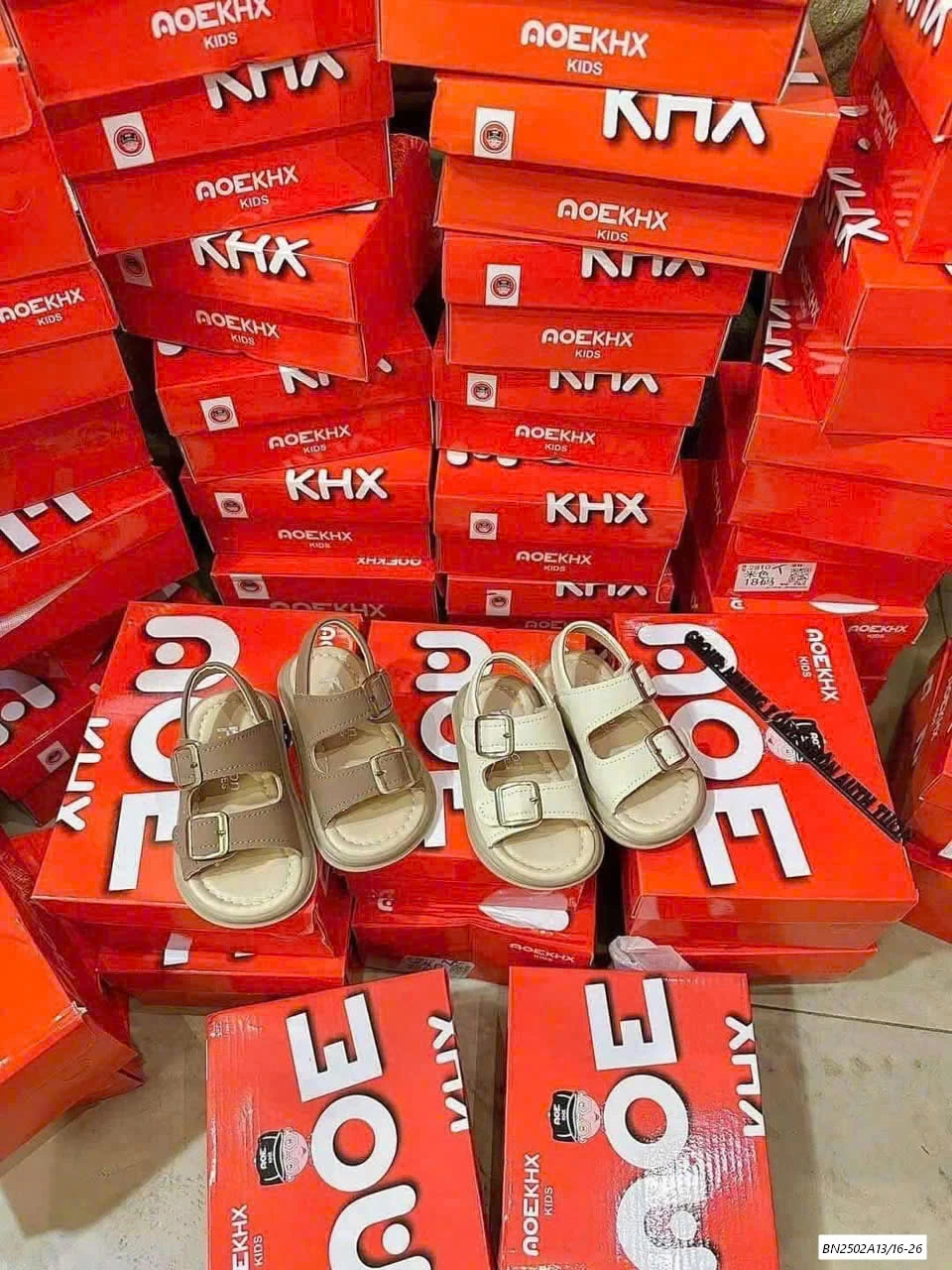 SANDAL 2 QUAI NGANG CHO BÉ