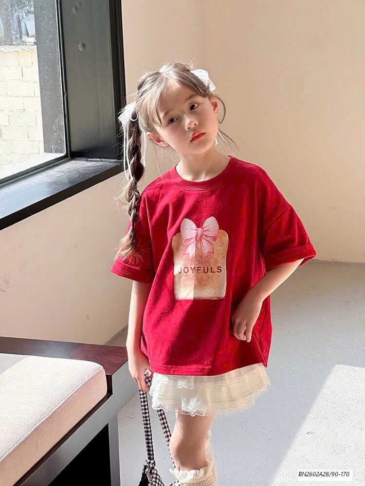 ÁO THUN ĐỎ MIX CV TRẮNG AMBB