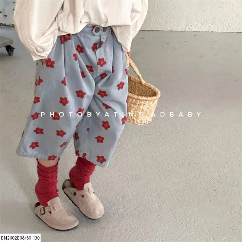 QUẦN NGỐ IN HOA ADBABY