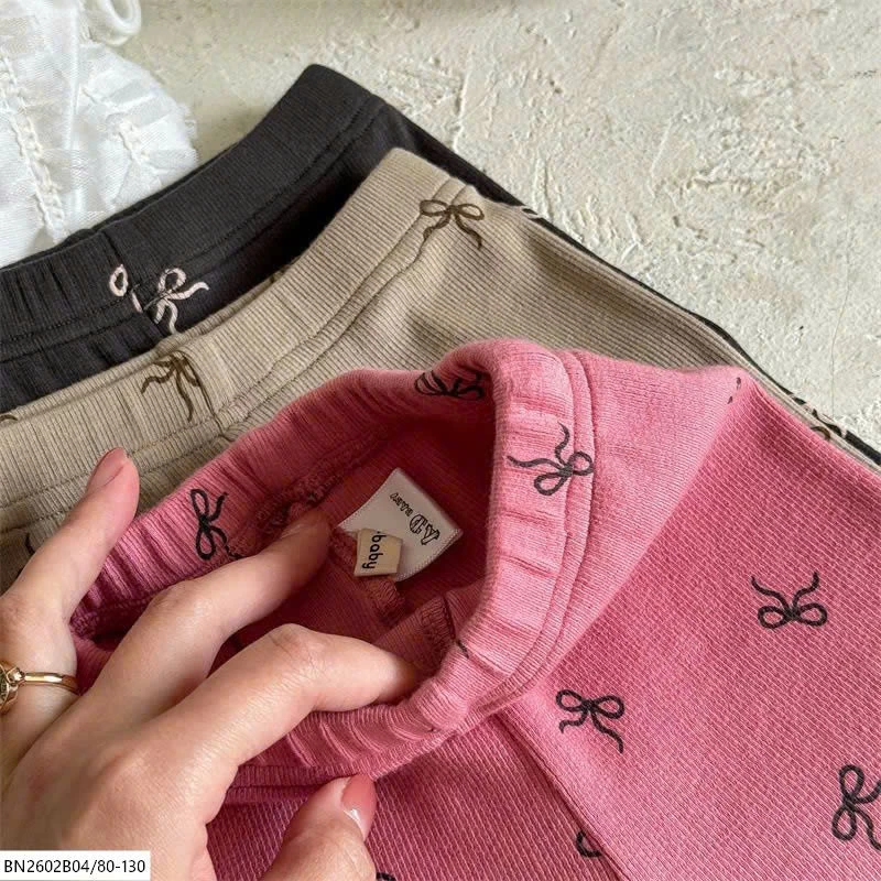 QUẦN LEGGING ĐÙI HÌNH NƠ ADDBABY