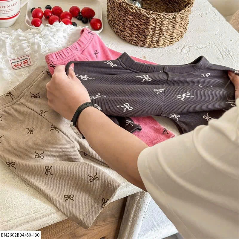 QUẦN LEGGING ĐÙI HÌNH NƠ ADDBABY