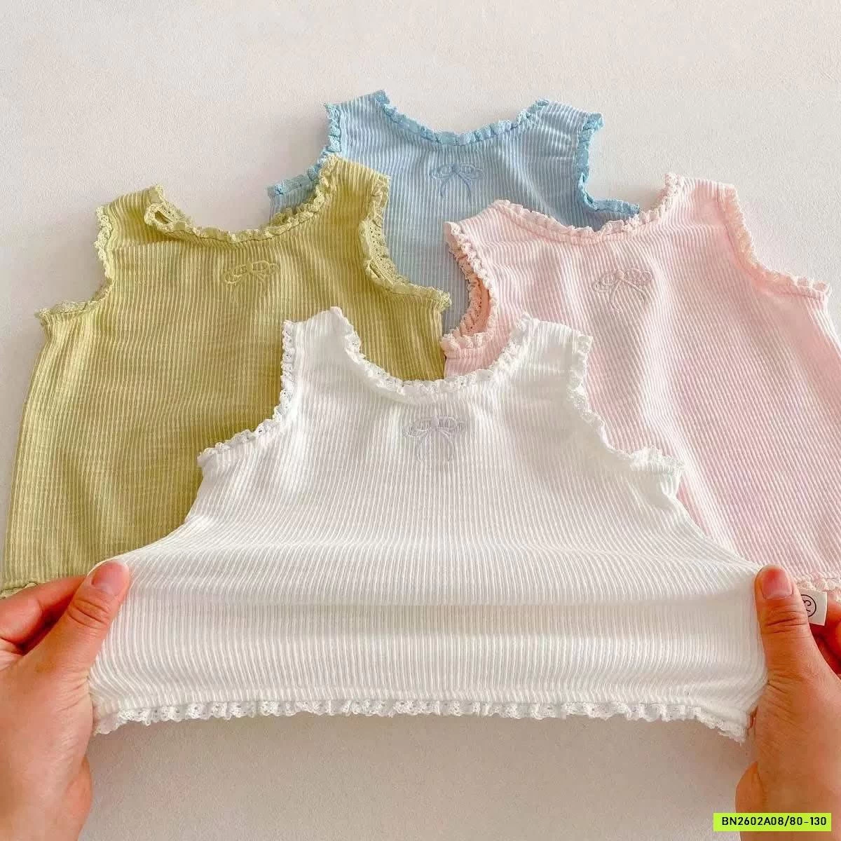 ÁO GÂN SÁT NÁCH THÊU NƠ NINGLI