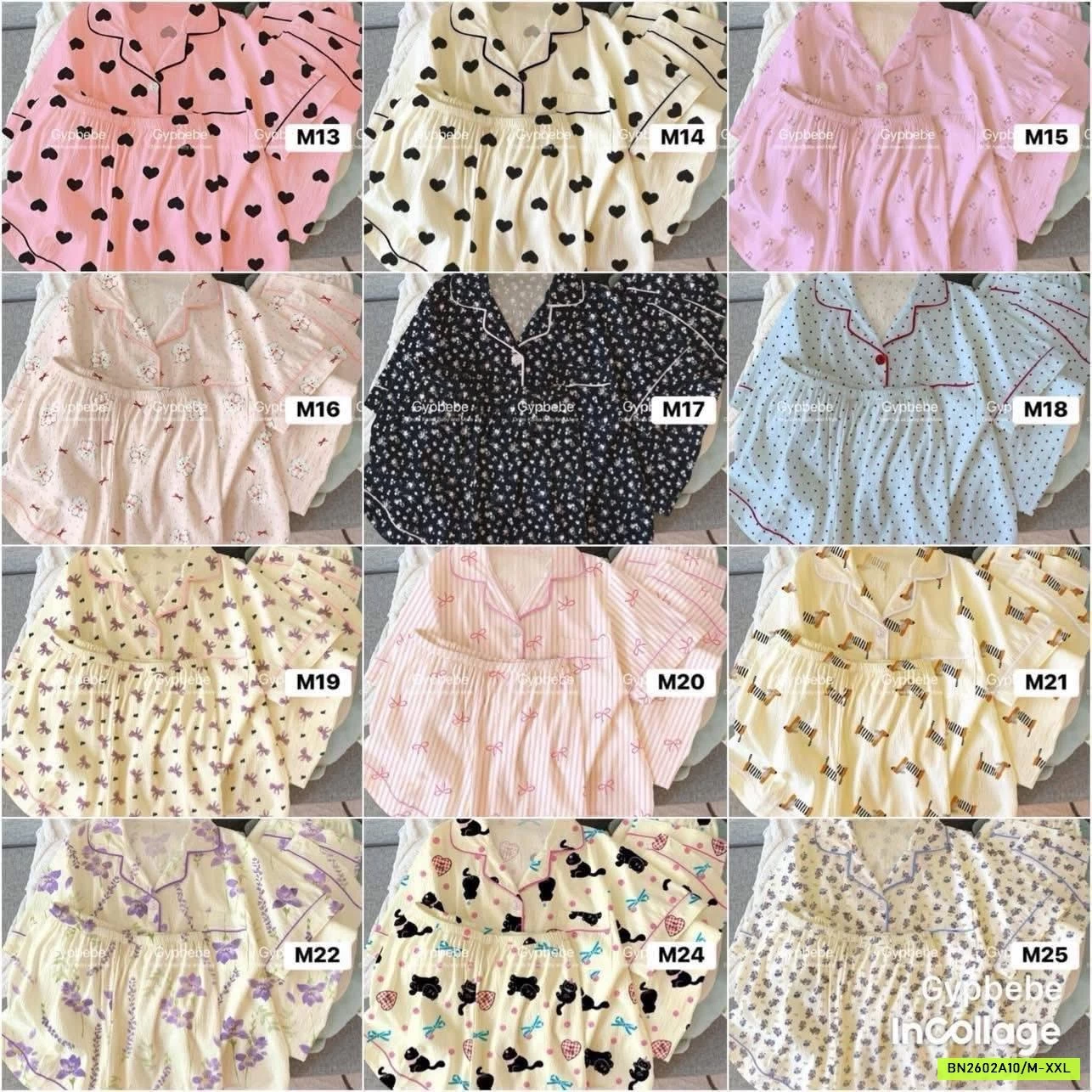 SÉT PIZAMA 3 MÓN SIÊU XINH